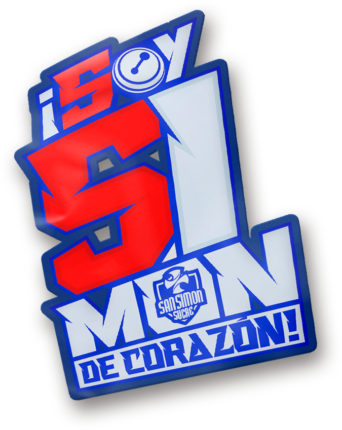Sticker Soy Simón de corazón